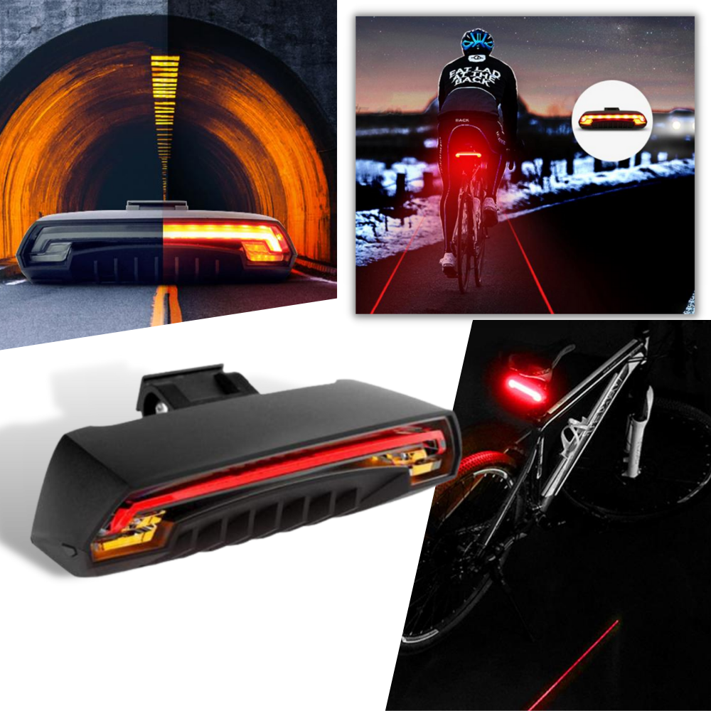 Bike Safety Tail Light with Indicators -