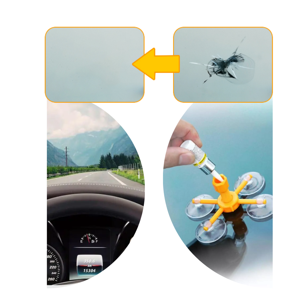 Windshield Glass Repair Kit -