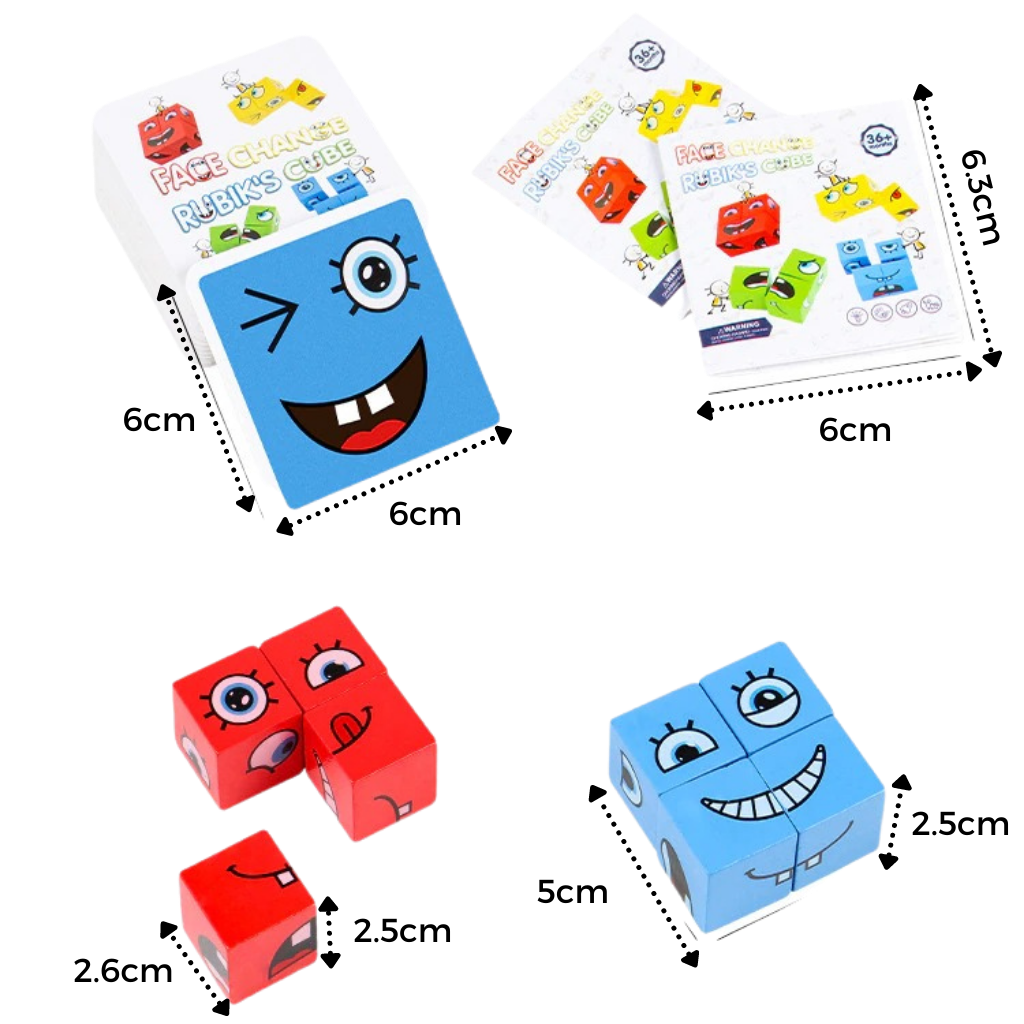 Montessori Magic Cube Emoji Game