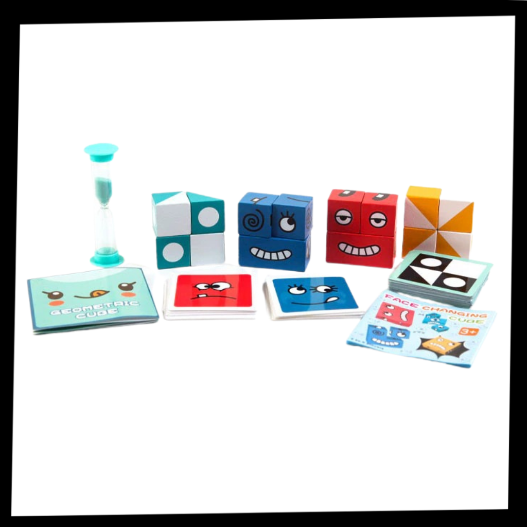 Montessori Magic Cube Emoji Game
