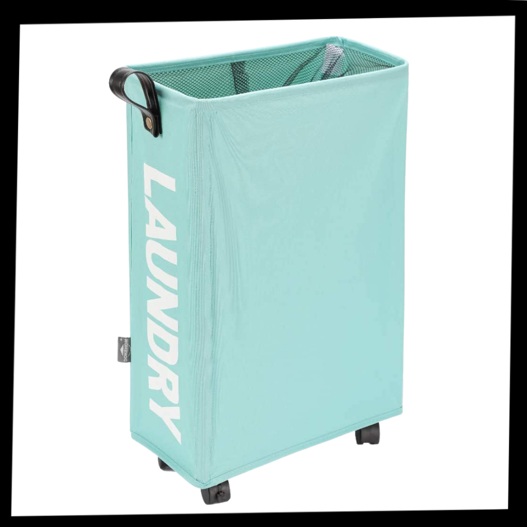 Portable Laundry Basket with Wheels - Ozerty