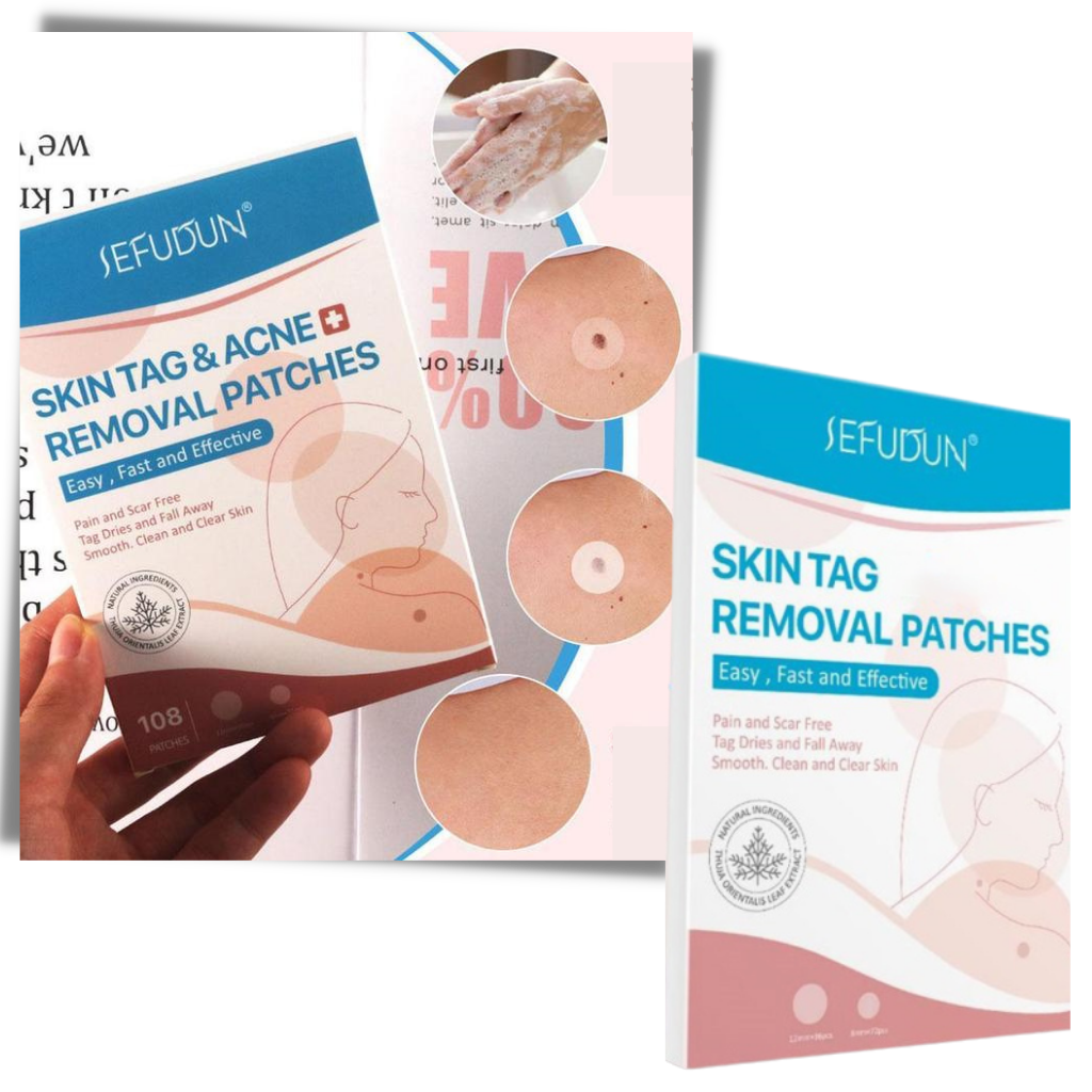 Skin tag removal treatment patch