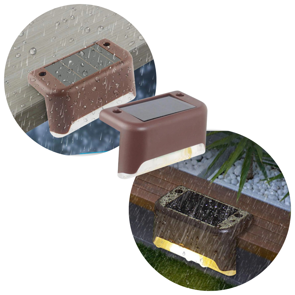 Solar LED lights for Steps (4pcs)