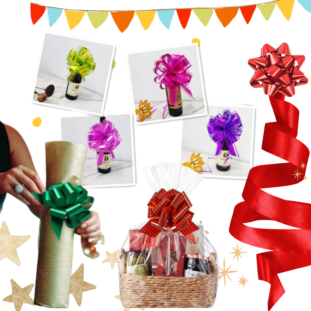 Festive Easy Assembly Ribbon Bows - Ozerty