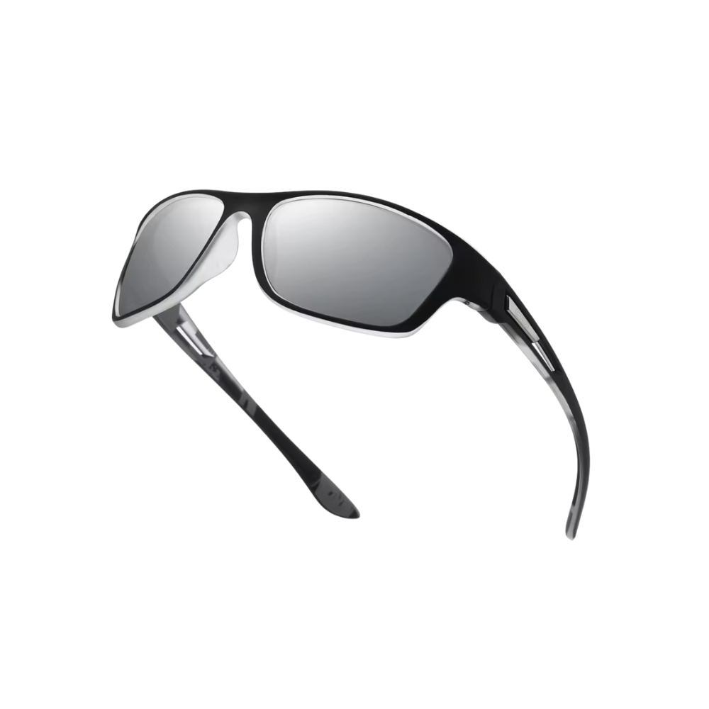 Glare Guard Pro Sunglasses -Black & Silver - Ozerty