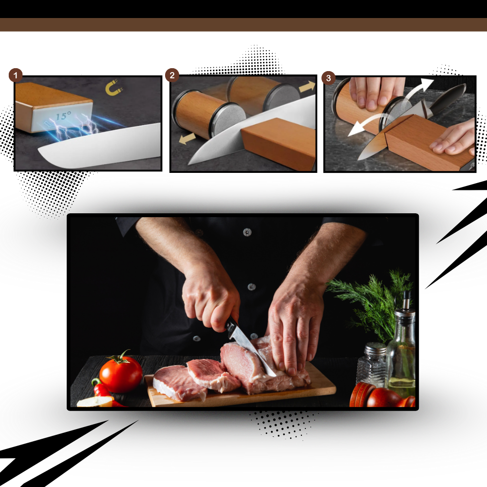 KnifeGlide Precision Sharpener - Ozerty