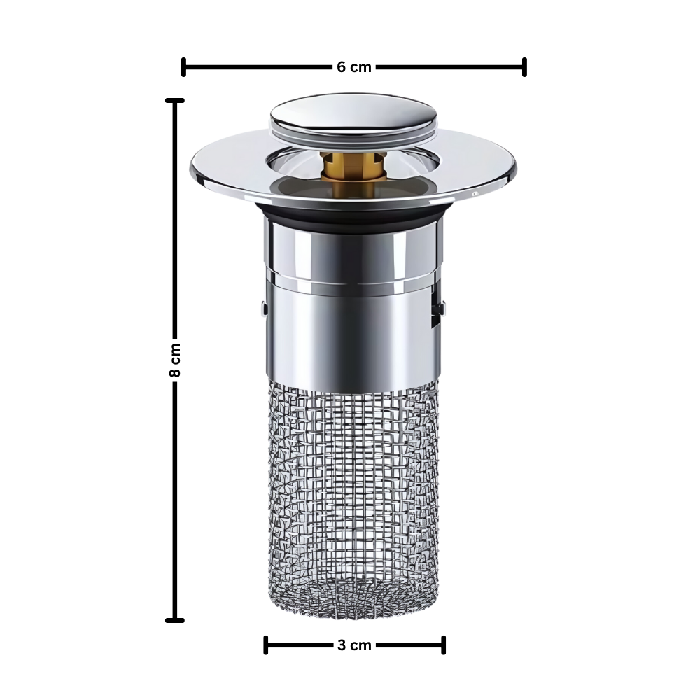 Odor Isolation Pop Up Sink Stopper