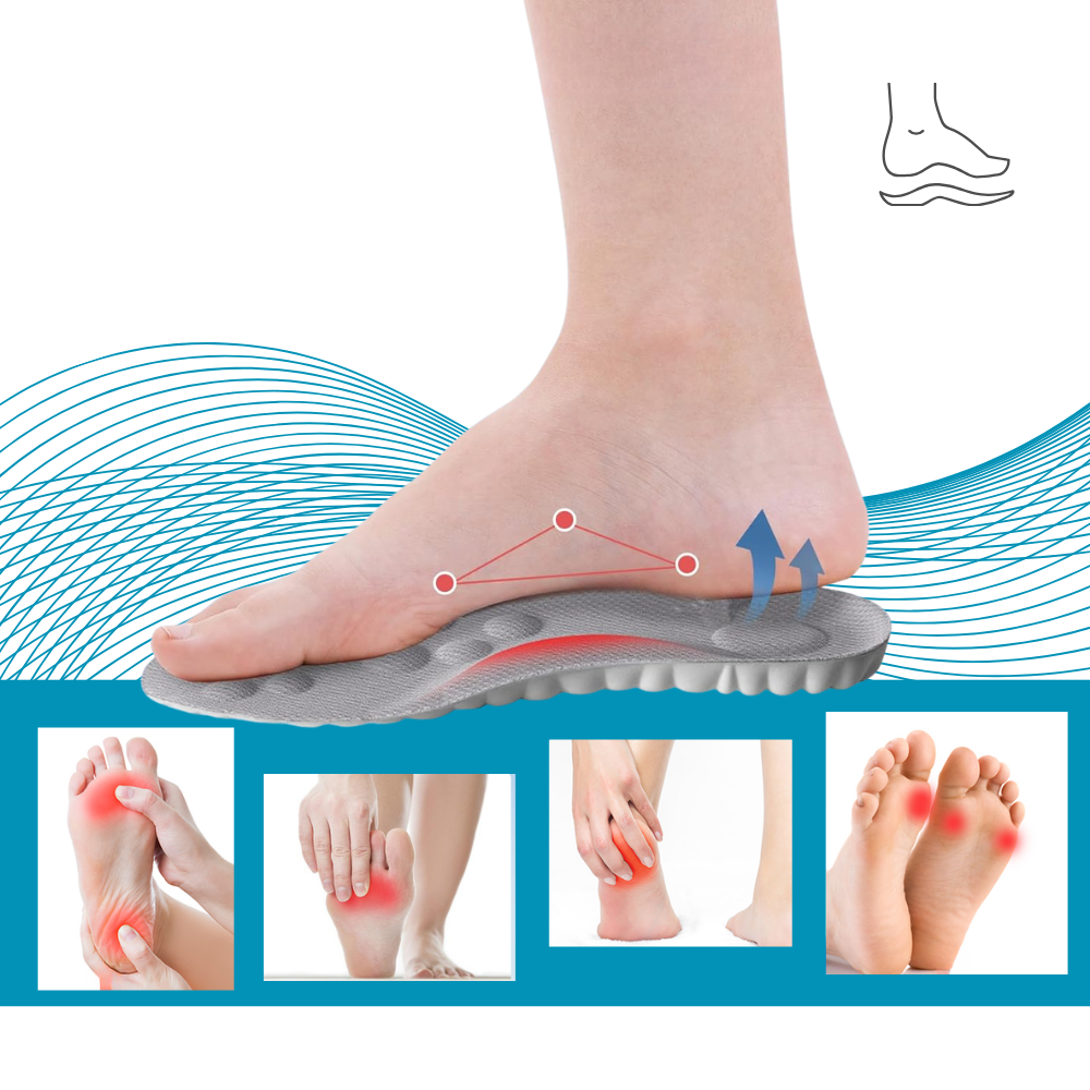 Orthopedic Memory Foam Shoe Insoles - Ozerty