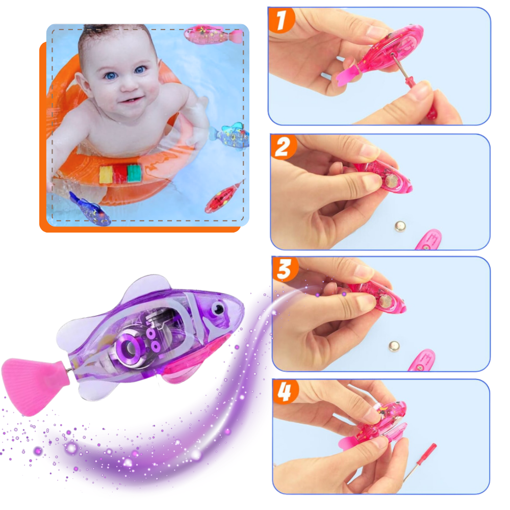 Realistic LED Swimming Fish Toy - Ozerty