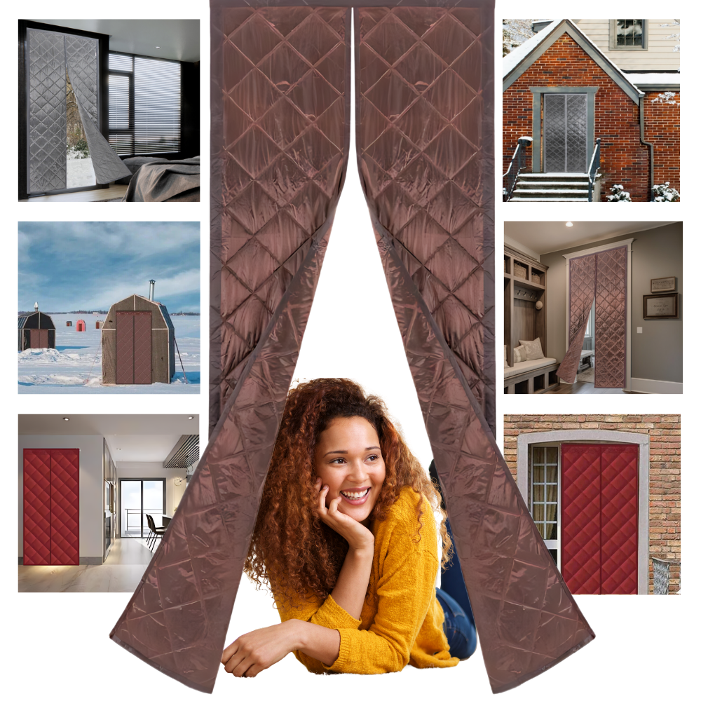 Stylish Thermal Efficient Door Curtain - Ozerty