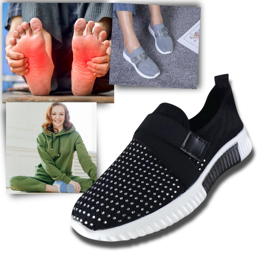 Ultra-Light Velcro Straps Orthopedic Sneakers - Ozerty