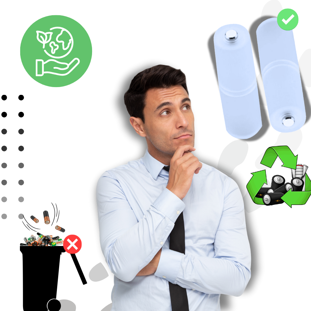 Universal AAA to AA Battery Converter - Ozerty