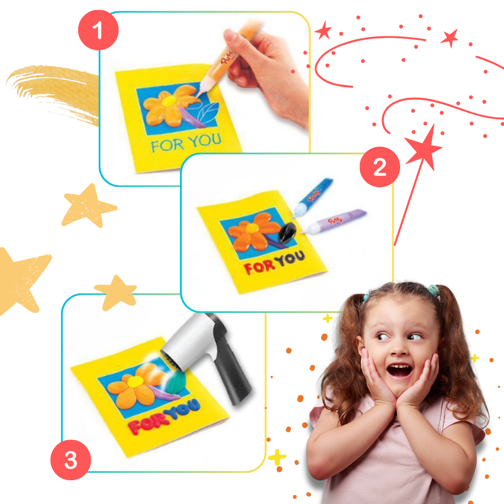 3D Puffy Bubble Popcorn Pen - Ozerty