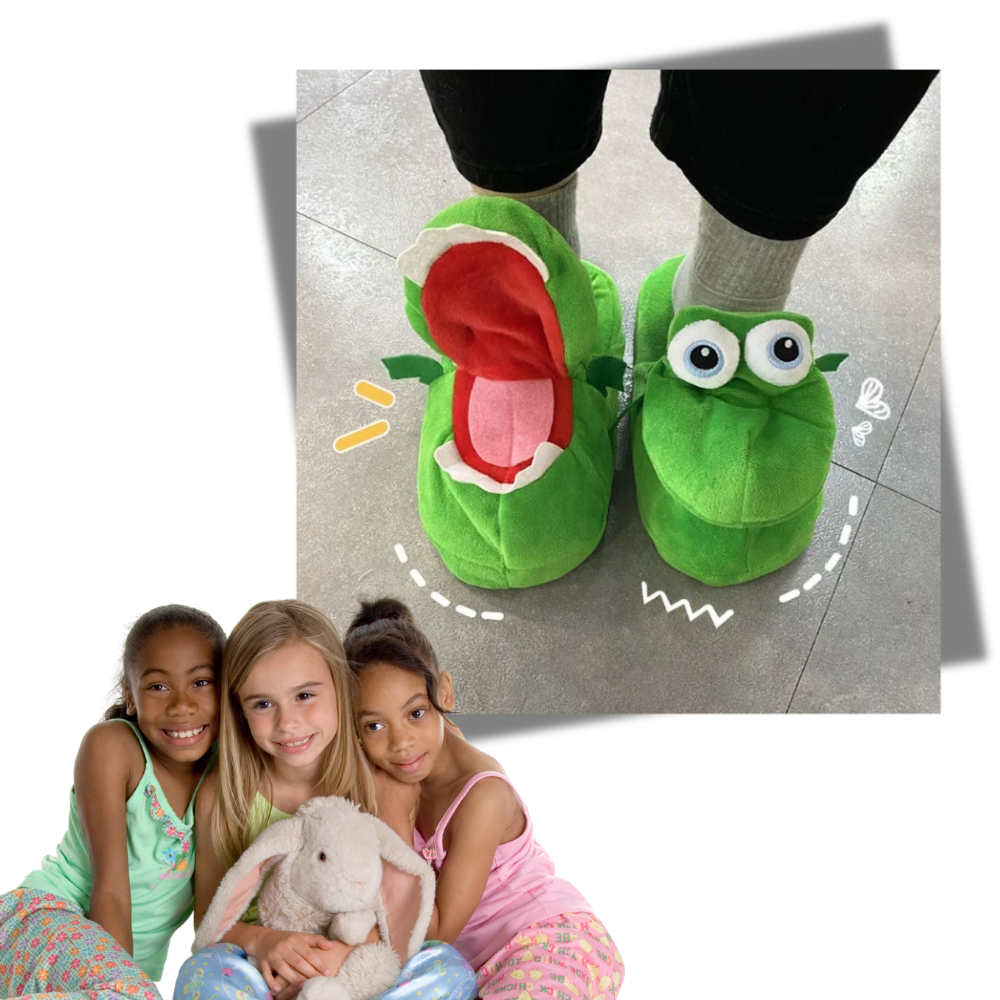 Fun Cozy Crocodile Slippers - Ozerty