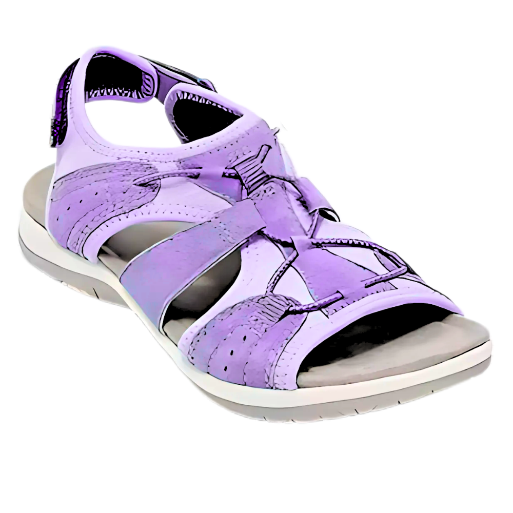 Orthotic Support Non-Slip Sandals -Purple - Ozerty