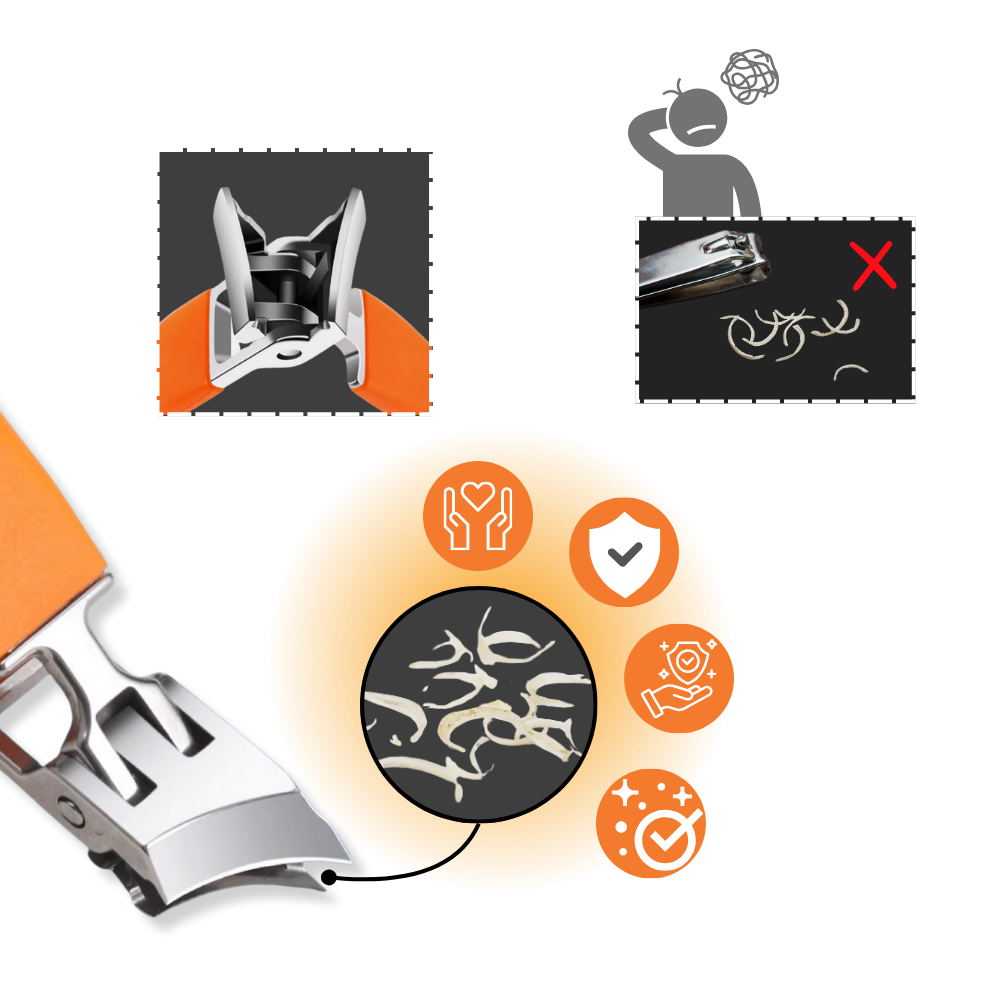 Precision Grip Wide-Jaw Nail Clipper - Ozerty