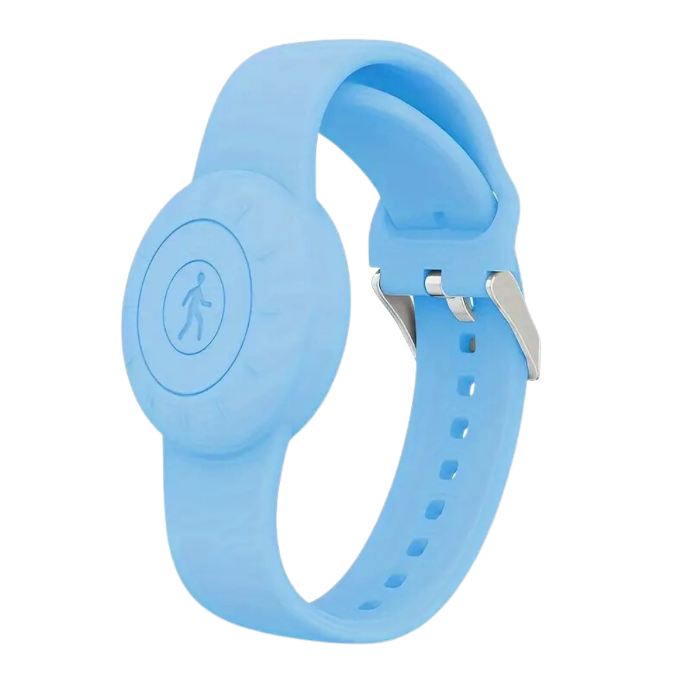 Silicone Airtag Watch  -Light Blue - Ozerty